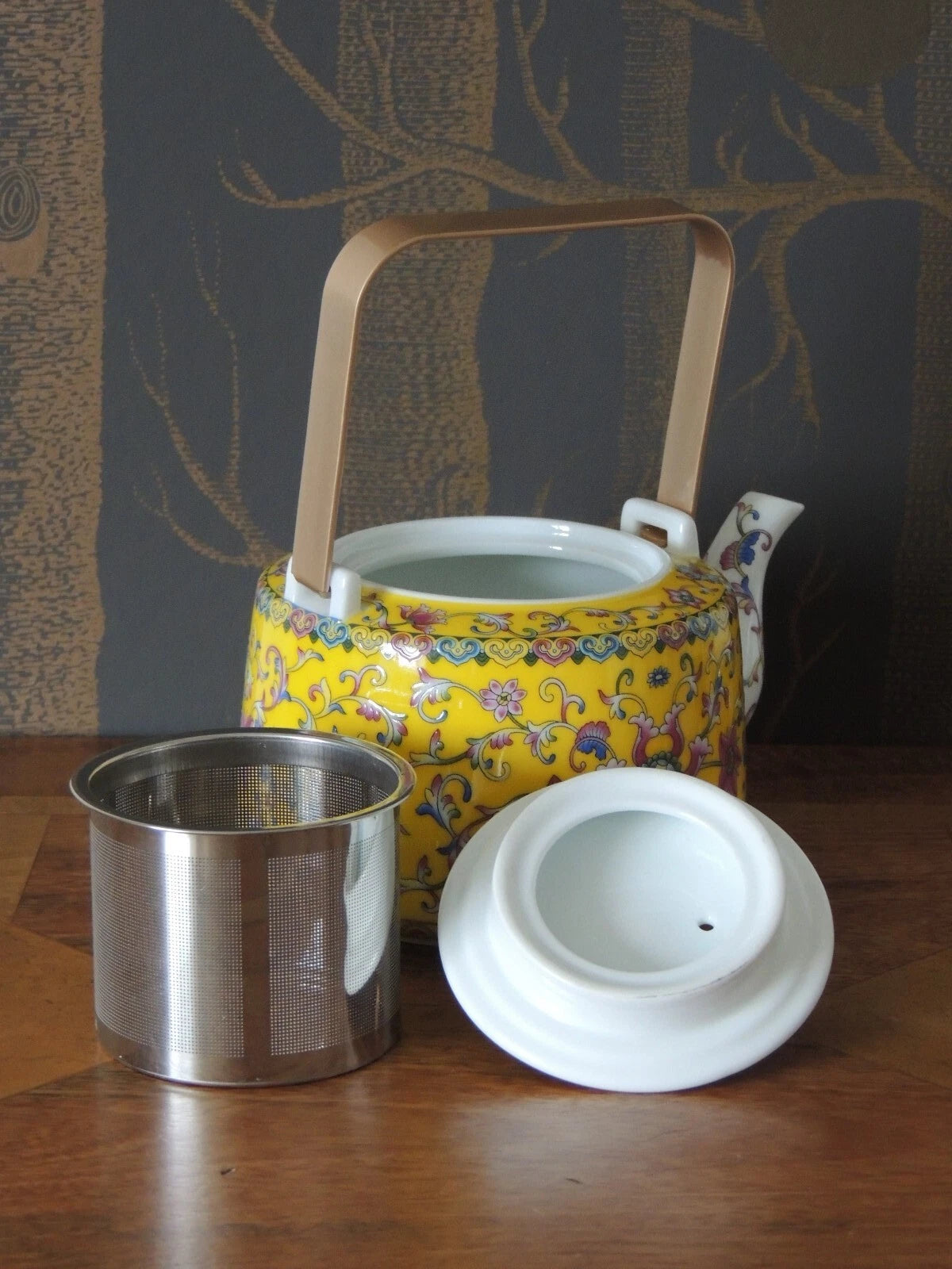 Enamelled Chinese Porcelain Teapot | eBay