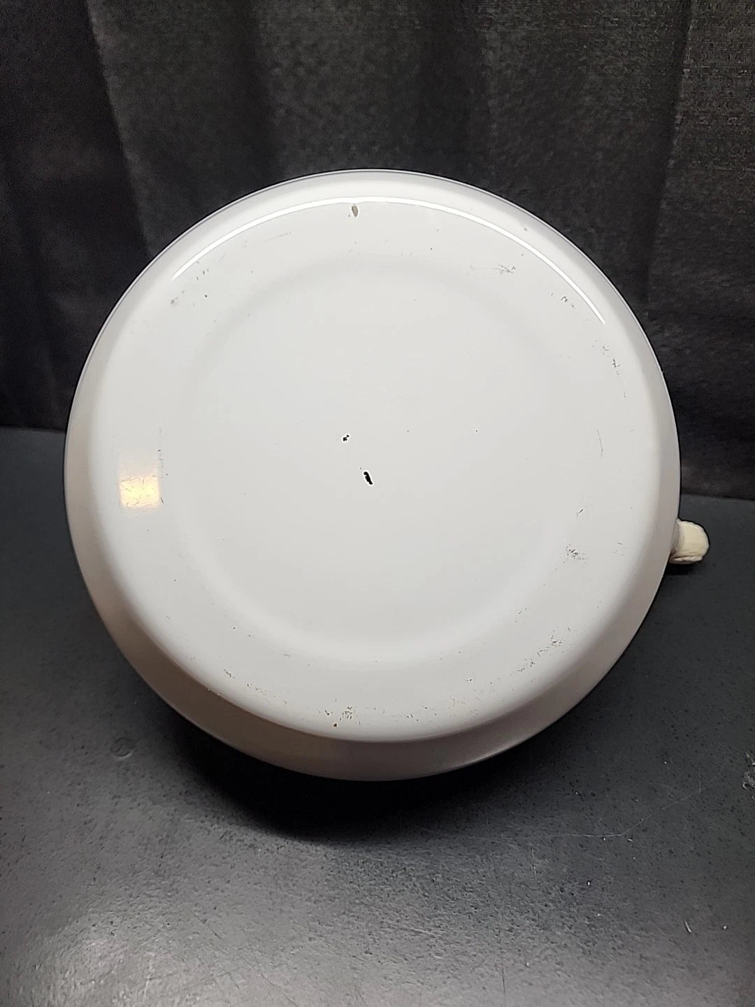 Vintage White Enameled Whistling Bird Teapot | eBay