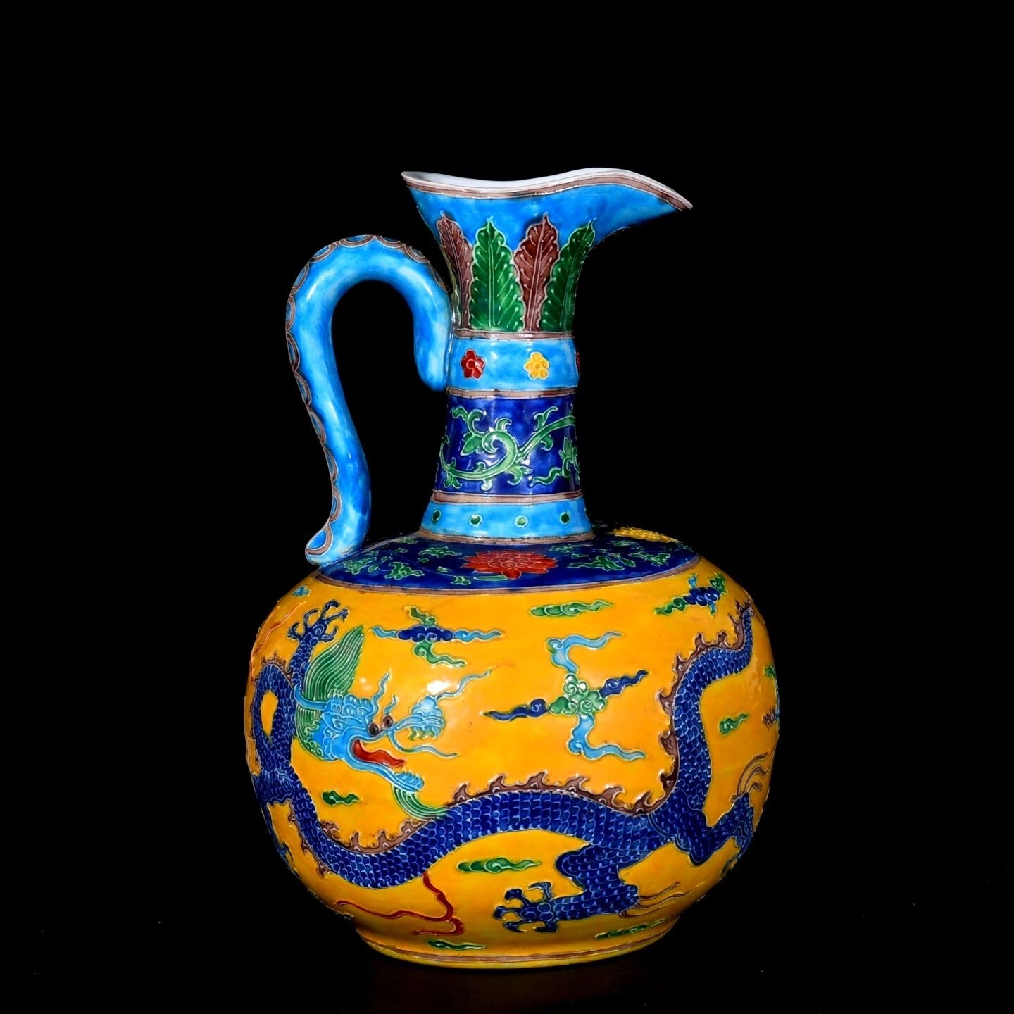 Nice Collectable Beautiful Hand Enamel color Porcelain Dragon Teapot | eBay