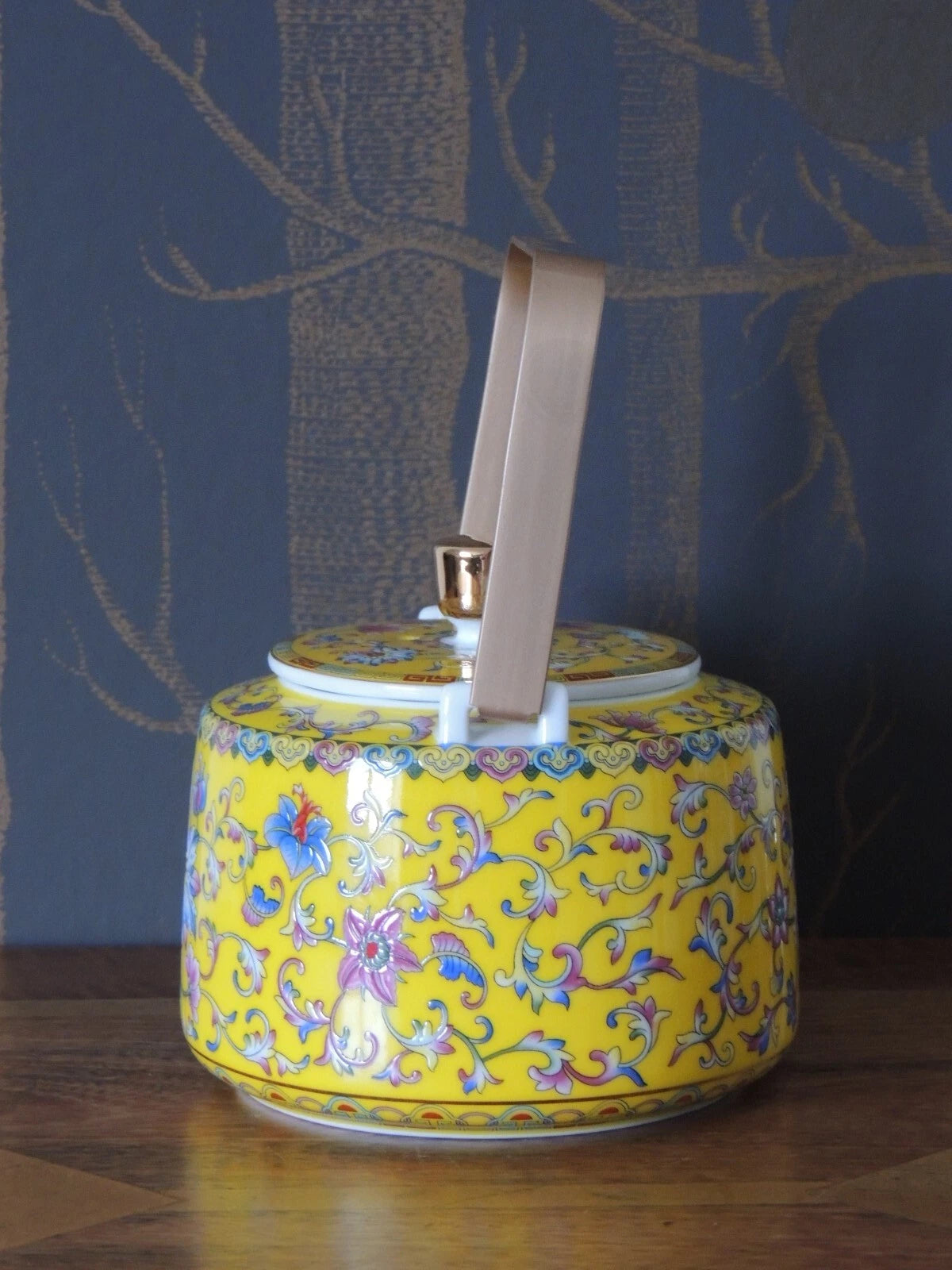 Enamelled Chinese Porcelain Teapot | eBay