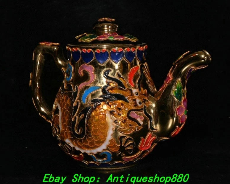 8.4''Ming Chenghua Enamel Colour Porcelain Dragon Wine Tea Pot Flagon Cup Set | eBay