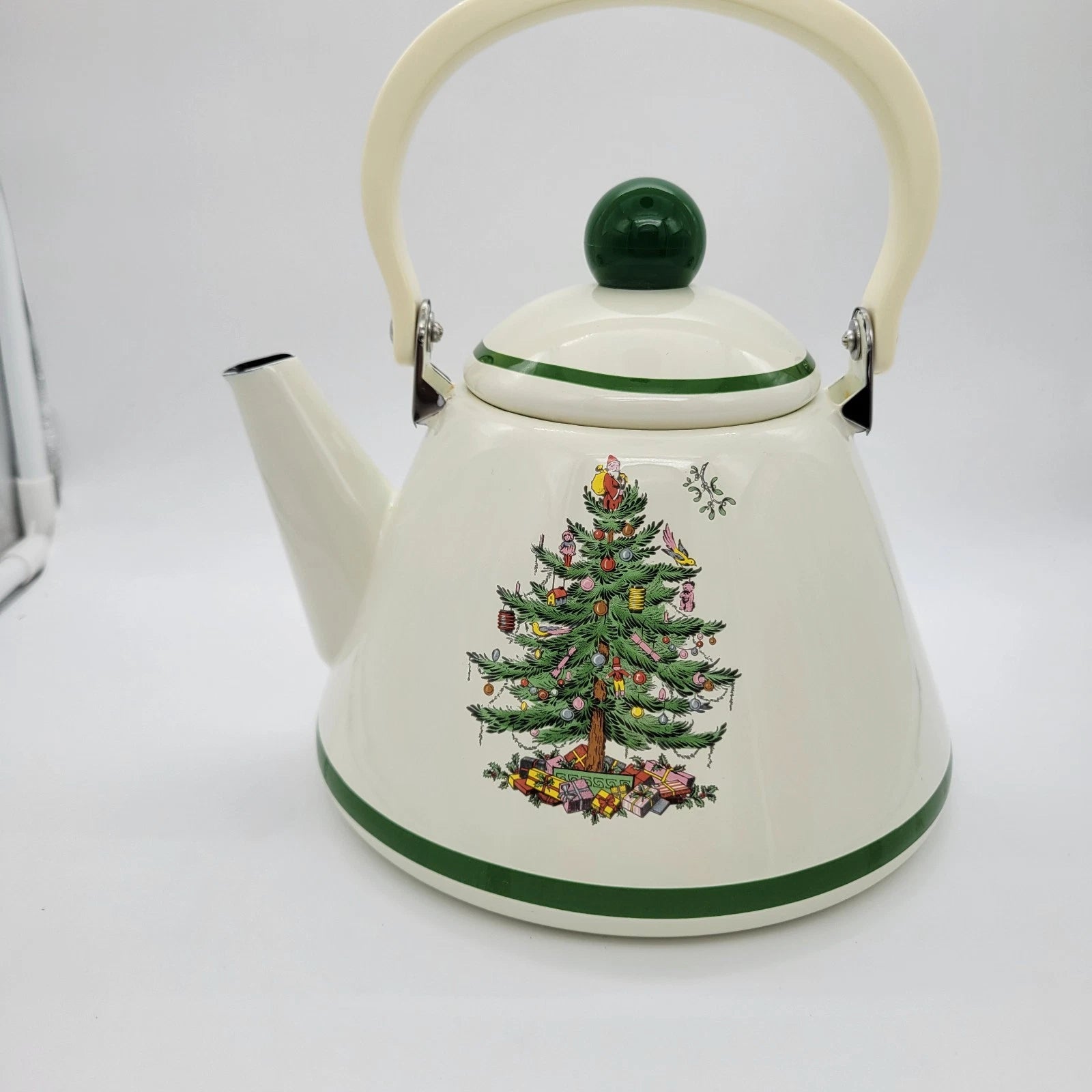 Spode Christmas Tree Tea Kettle Porcelain Enamel On Steel 2.5 qt. | eBay