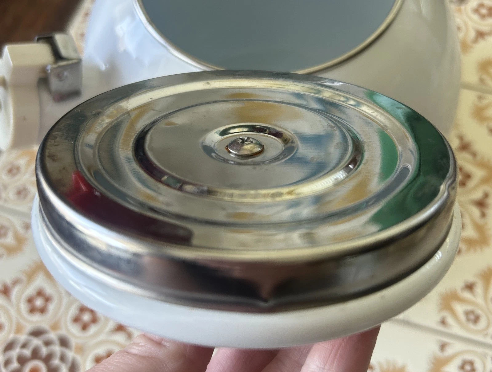 Ancona Kettle Hummingbird, Tulips Enamel Red, White, Blue & Green Vintage Teapot | eBay