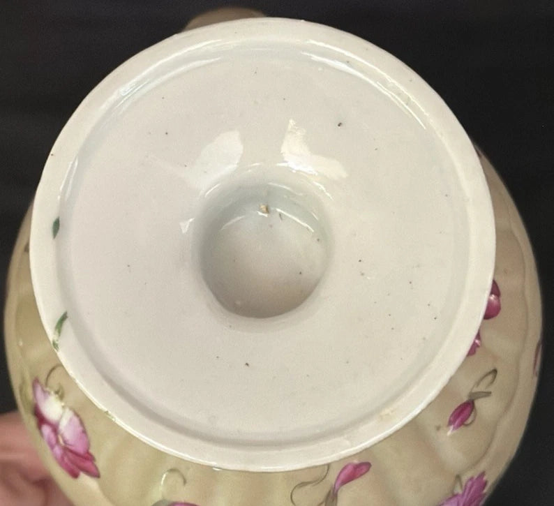 NIPPON ERA TEAPOT WITH BEAUTIFUL ENAMEL & SQUEEZE BAG DECORATIONS....RARE! | eBay