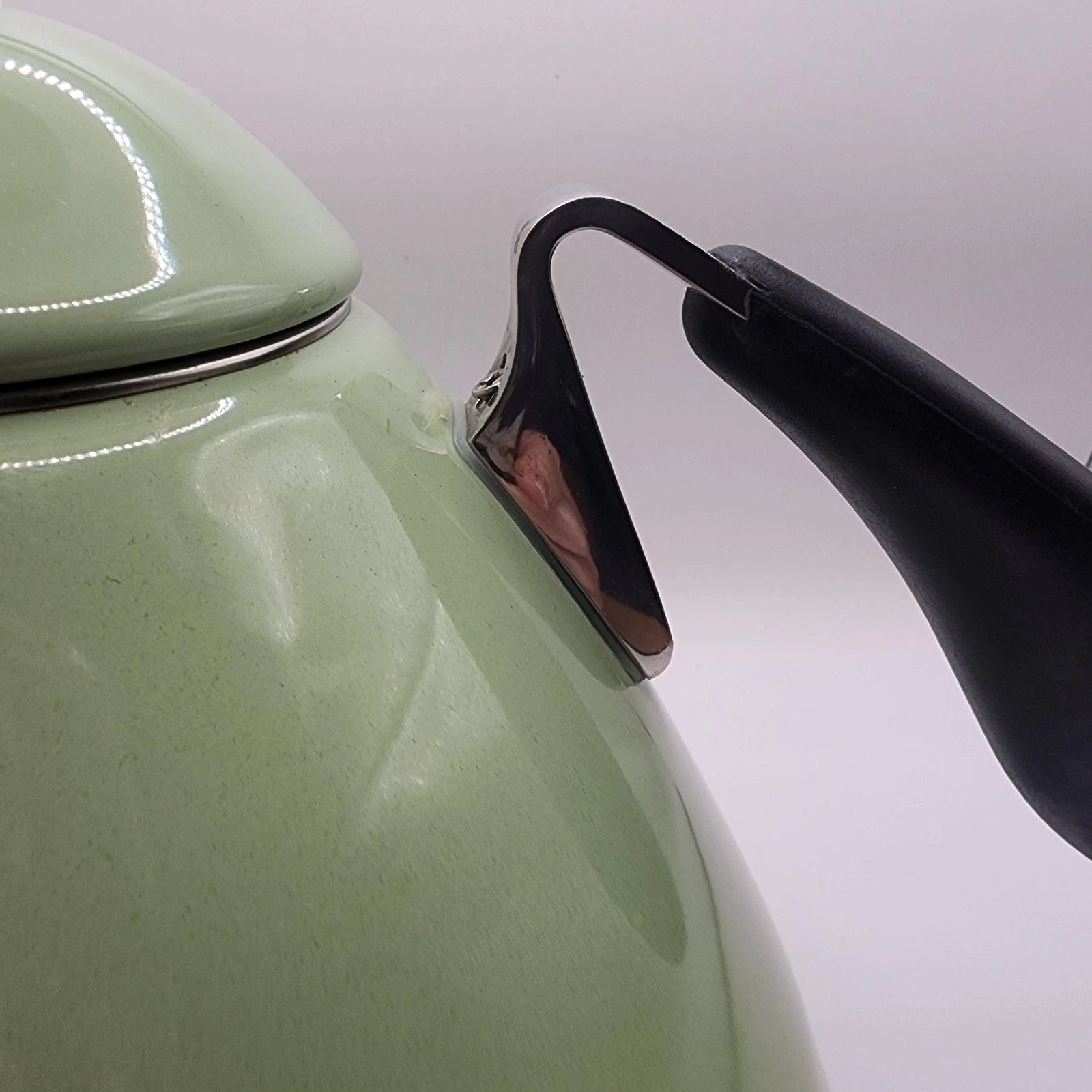 Le Creuset Whistling Kettle 1.6L 1.7 Quart Green Enamel Steel Teapot France Tea | eBay