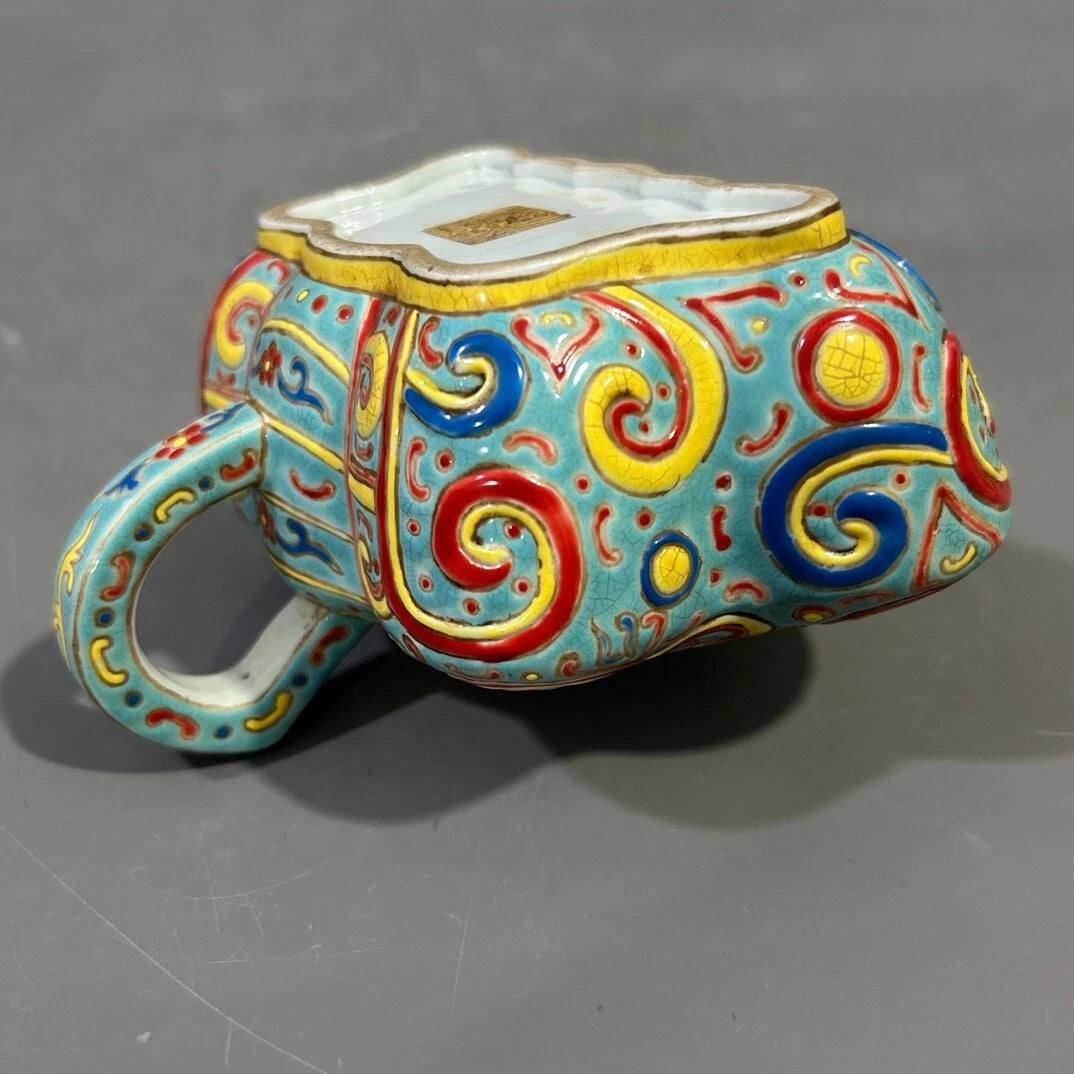 Collectable Art Handmade Painting Colour Enamels Porcelain Teapot | eBay