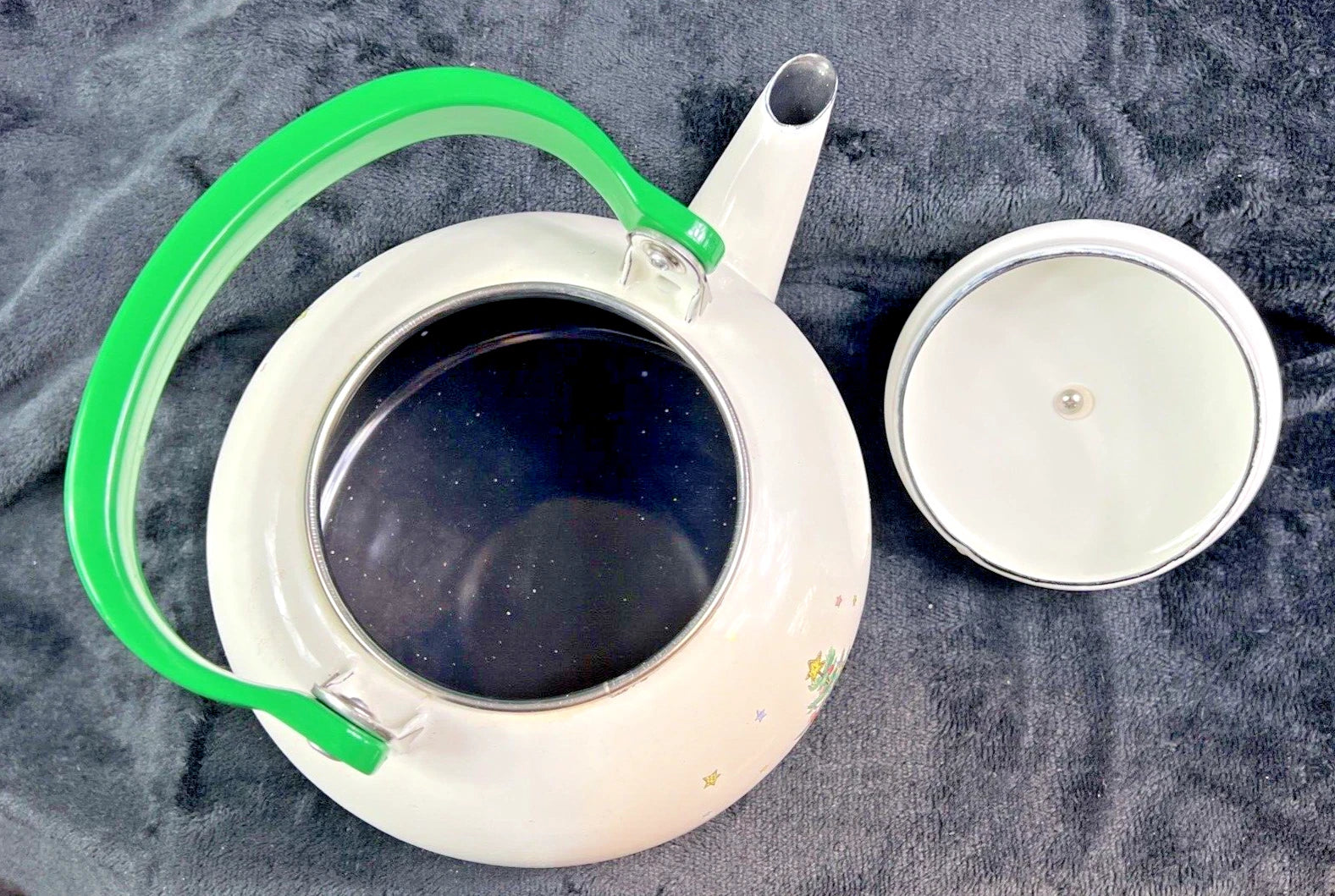 Nikko Christmastime Enamel Teapot | eBay