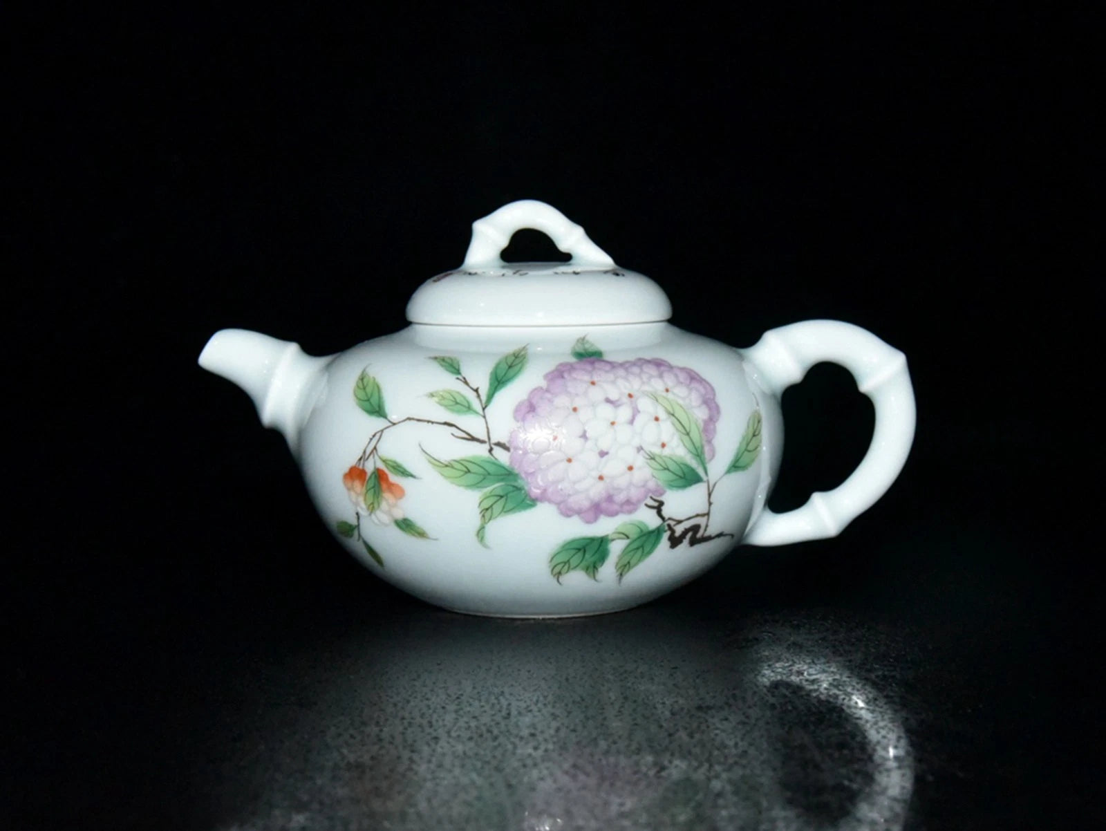 Chinese Enamel Colour Porcelain Handmade Exquisite Flower&plant Teapot 90225 | eBay
