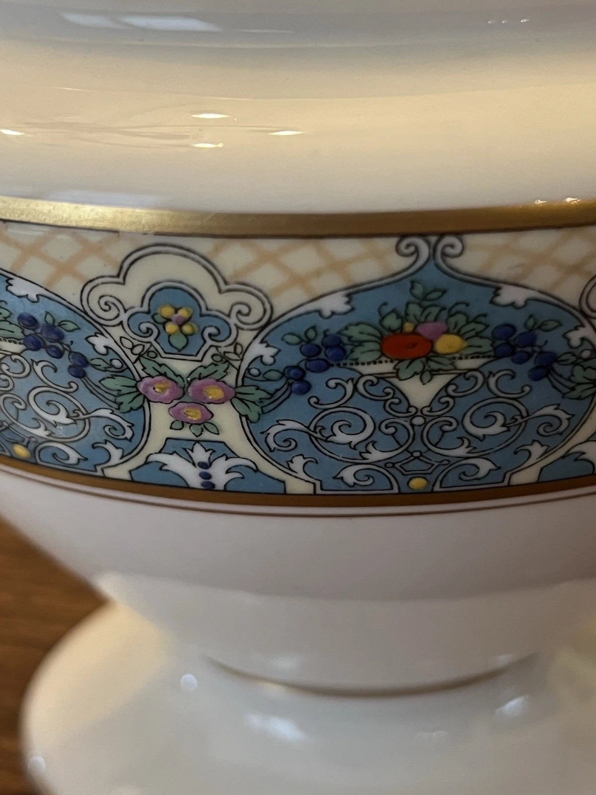 Lenox China Pasadena Pattern Enamel. Scalloped-Extremely Rare Teapot with lid. | eBay