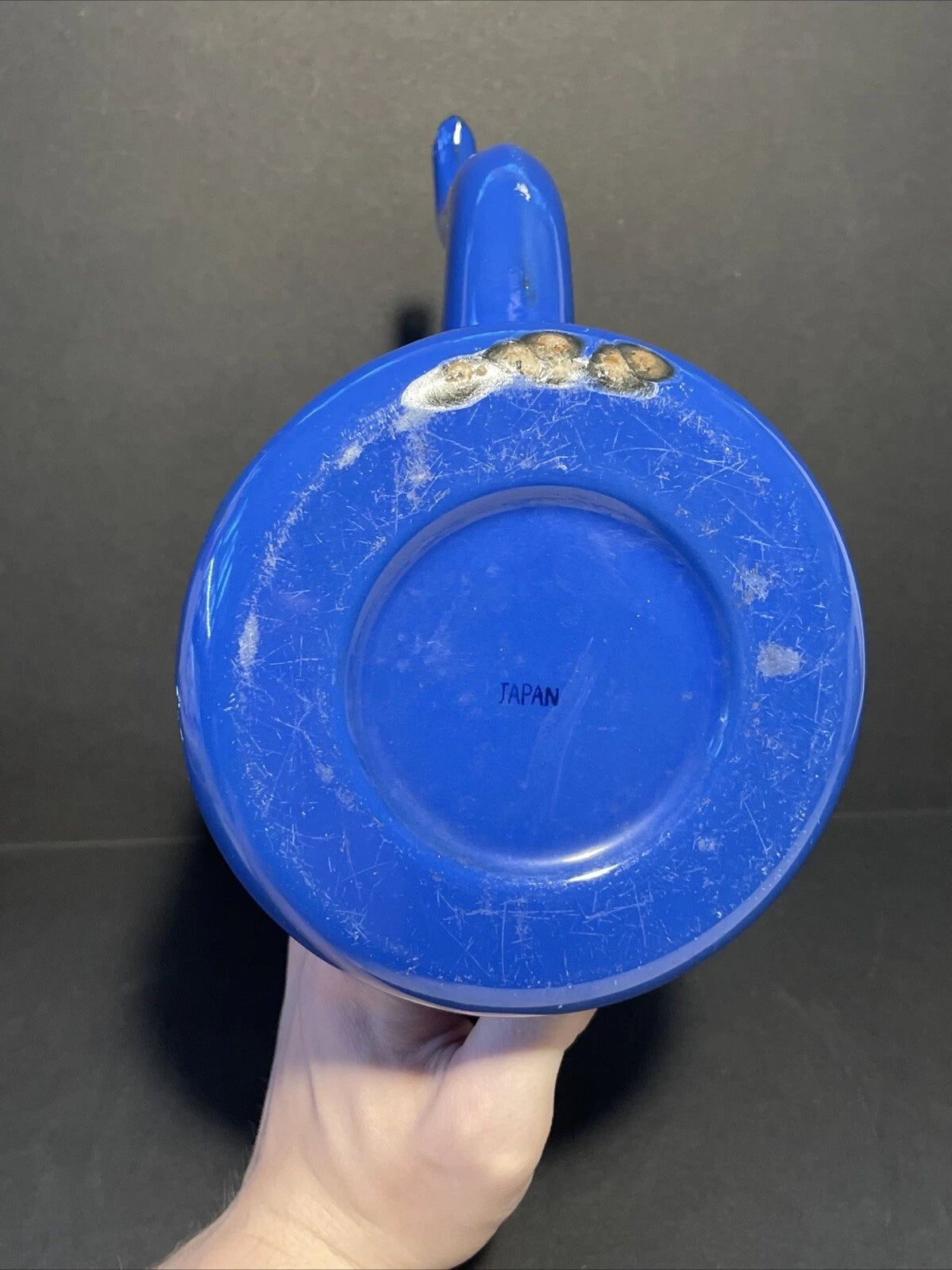 Vintage Enamelware Teapot Blue 9" Tall Made In Japan | eBay