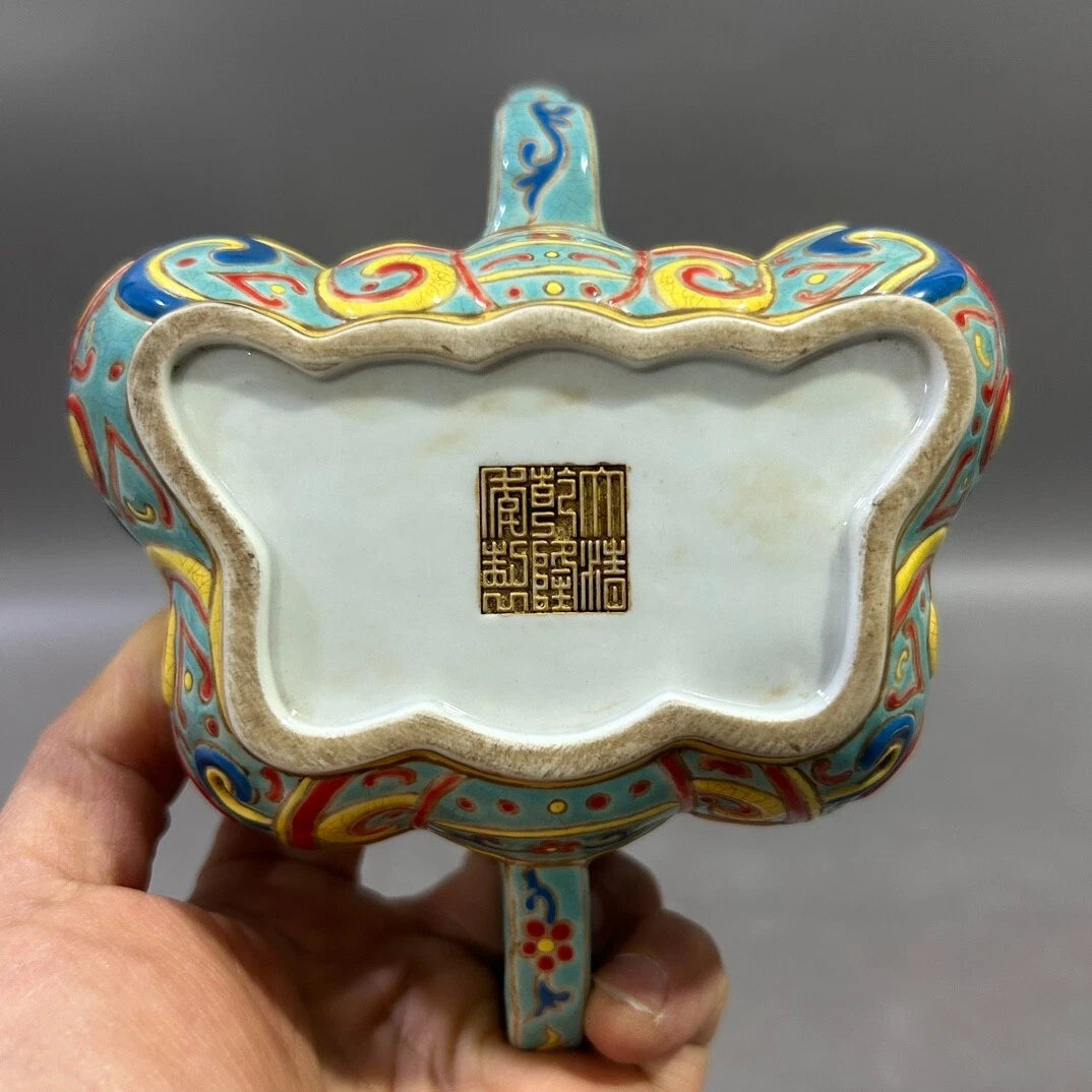 Collectable Art Handmade Painting Colour Enamels Porcelain Teapot | eBay