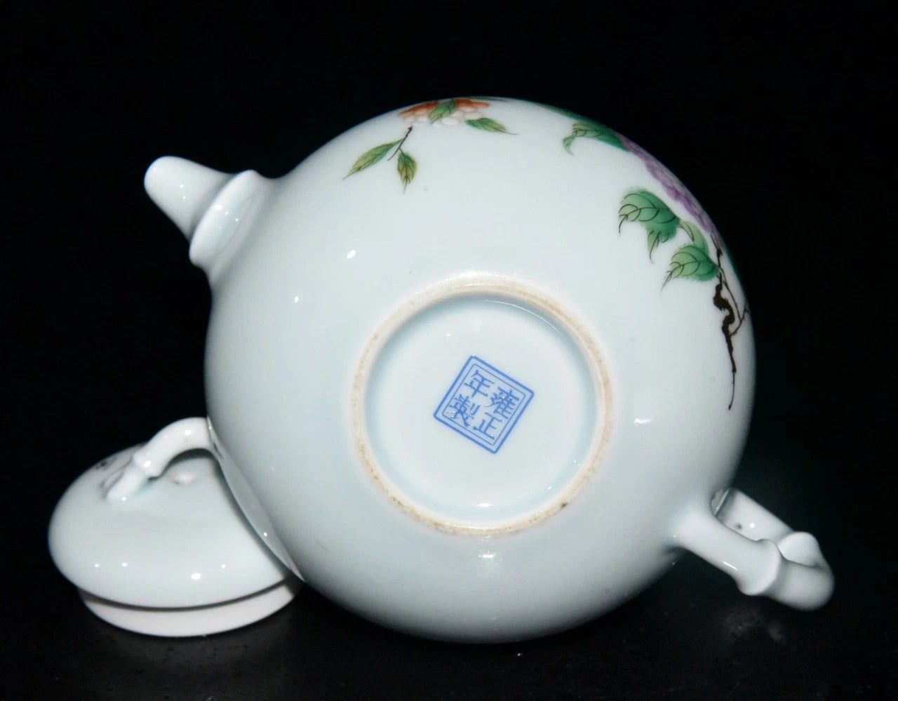 5.5" China Old Fashioned Qing Yongzheng Mark Porcelain Colour Enamels Teapot | eBay
