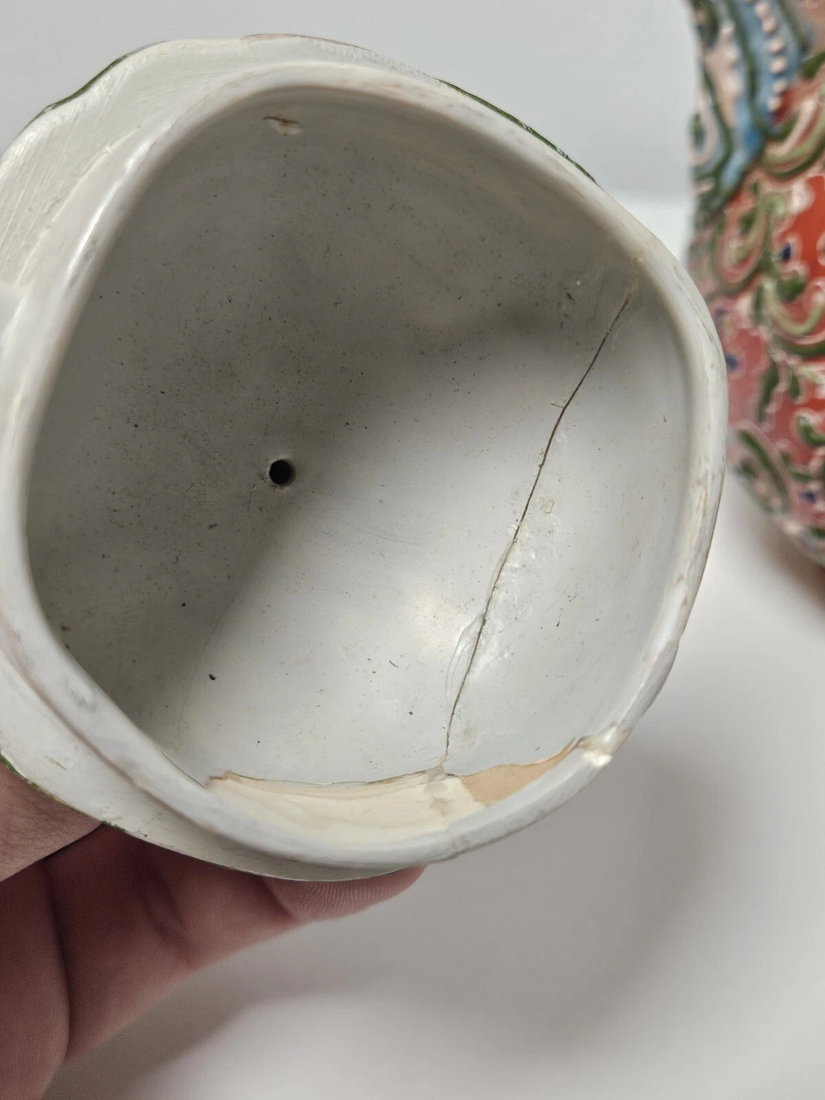 MORIAGE Antique Japanese Porcelain Hand Enameled Pitcher Teapot Repairs To Lid | eBay