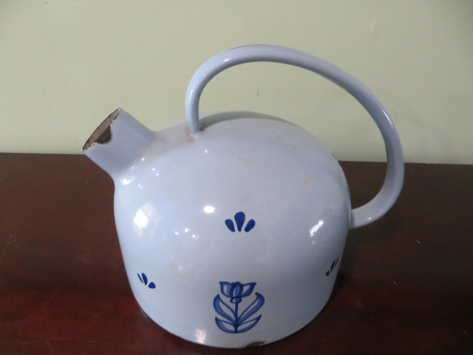 blue porcelain vintage tea pot kettle | eBay