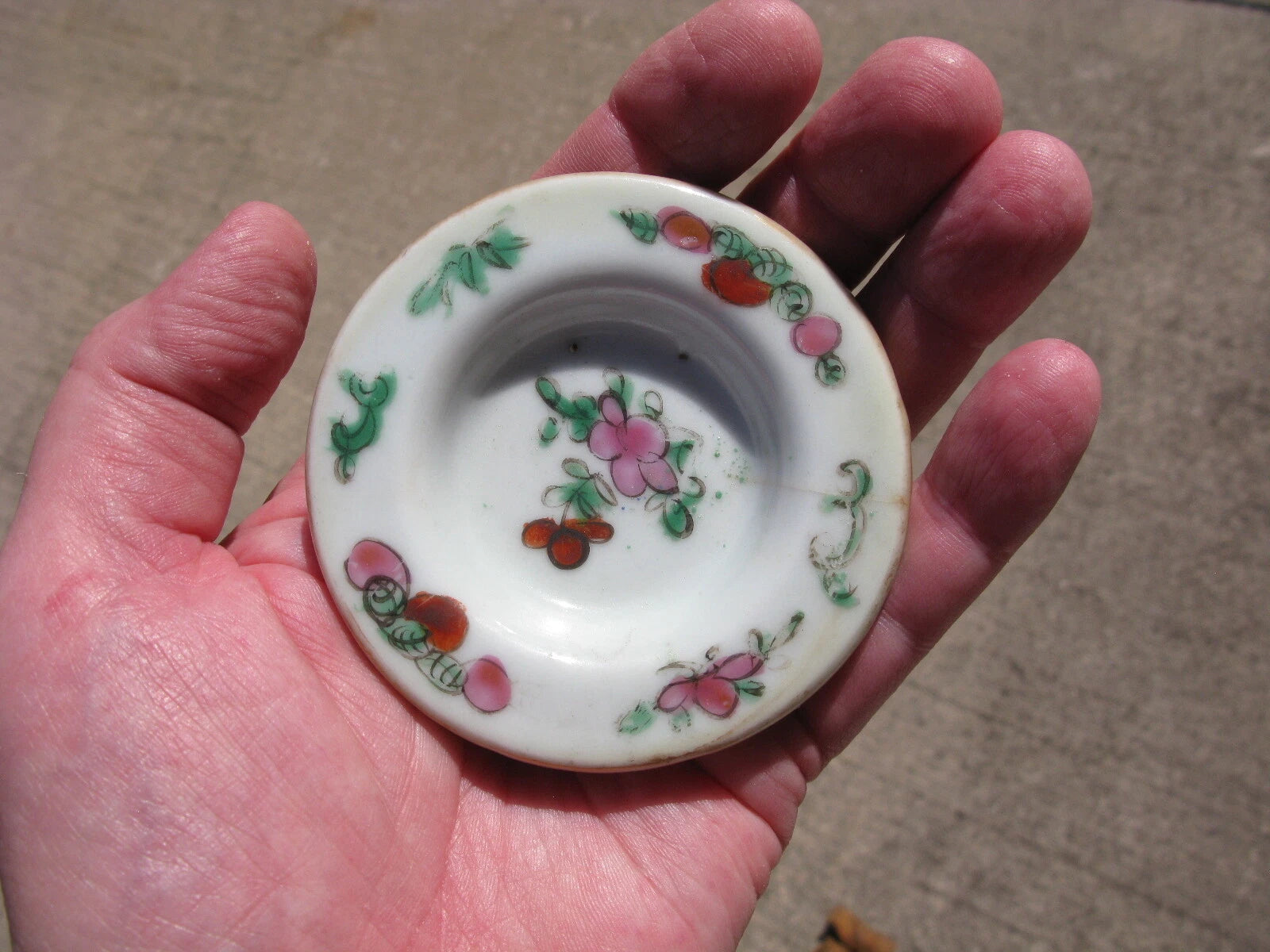 Antique Chinese porcelain teapot hand painted enamels in Famille Verte 19thC | eBay