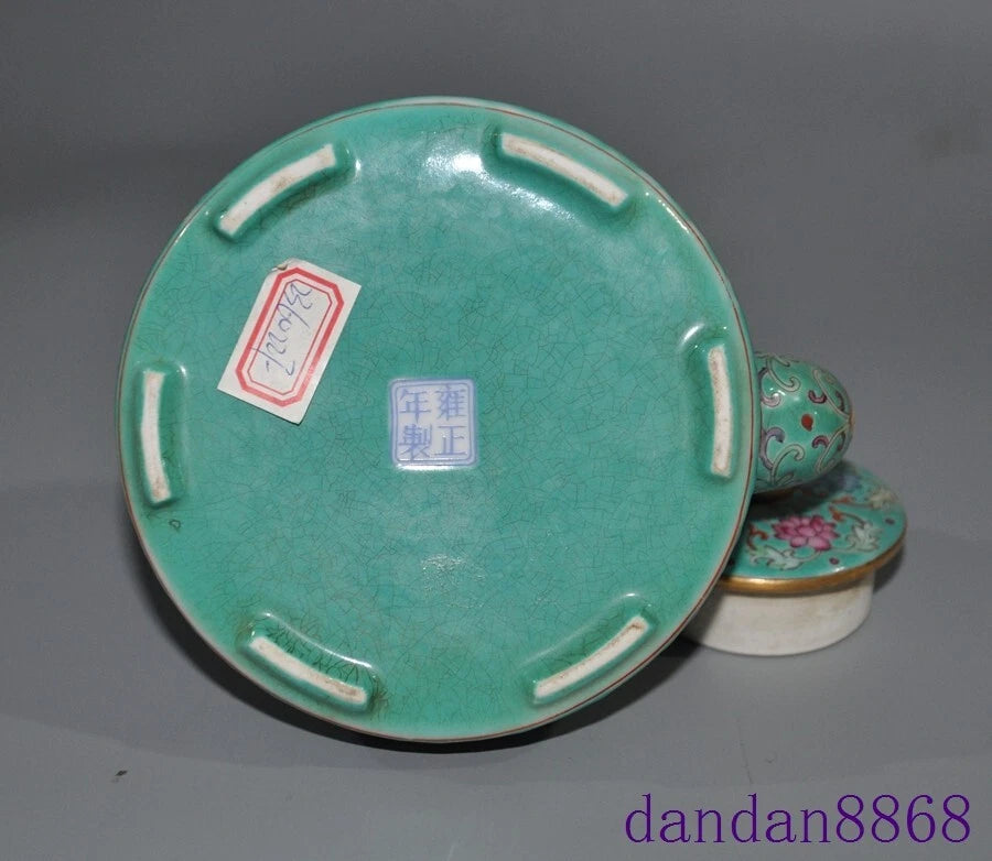 5.6"Old China cloisonne enamel porcelain flowers grain handle Tea makers Tea Pot | eBay