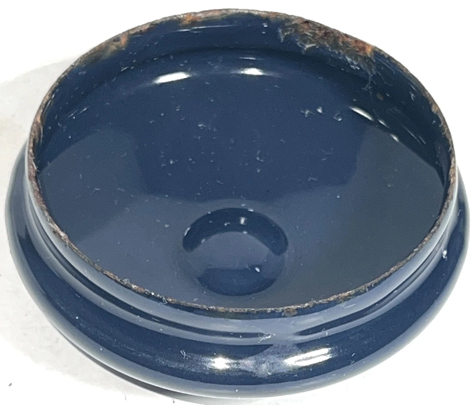 VTG Enamel Enamelware Rose Floral White Blue Metal Mini Small Tea Teapot Kettle | eBay