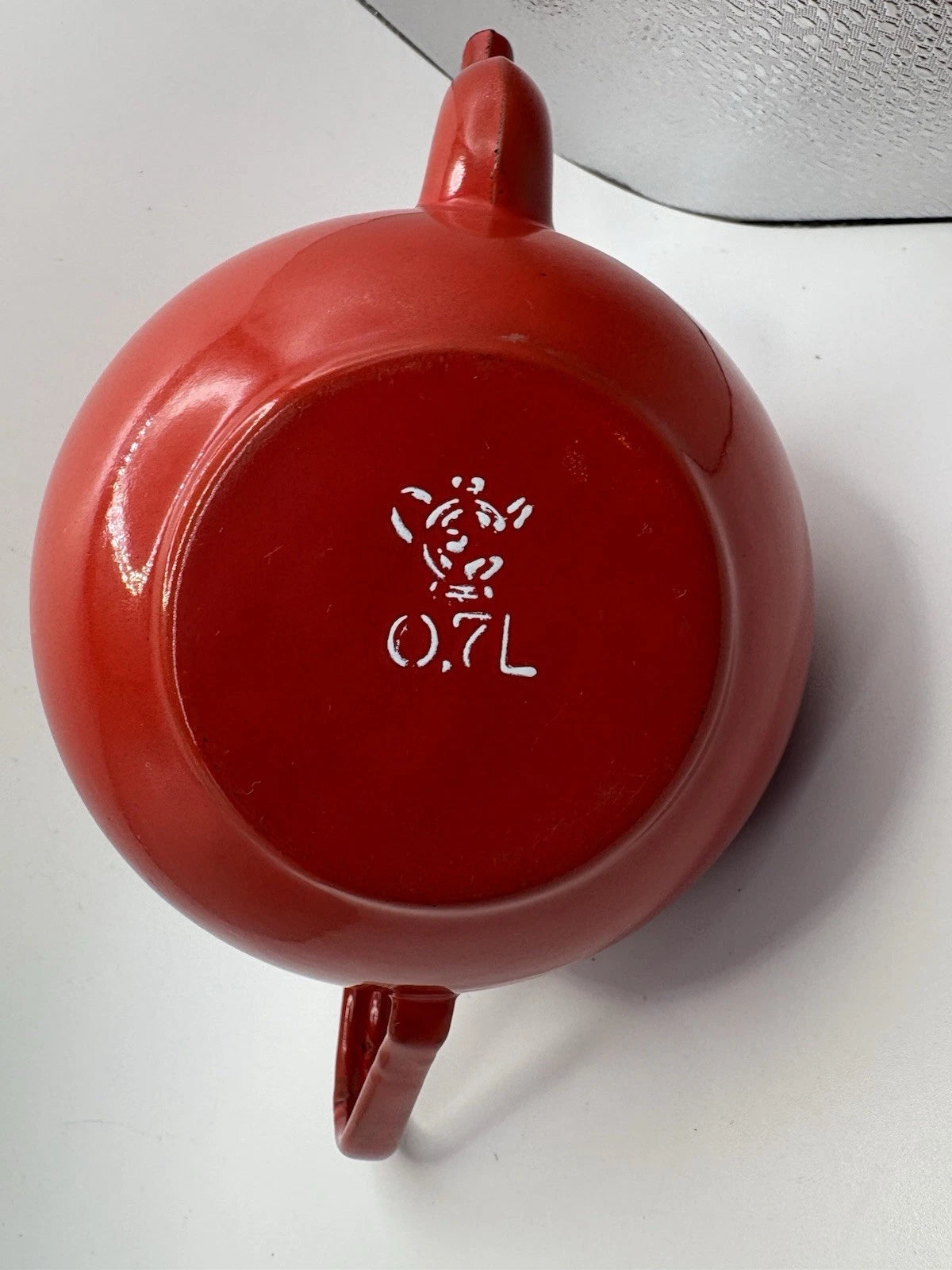 Vintage 60s Red French Enamelware Teapot Kettle 3 Cups .7 Liters | eBay