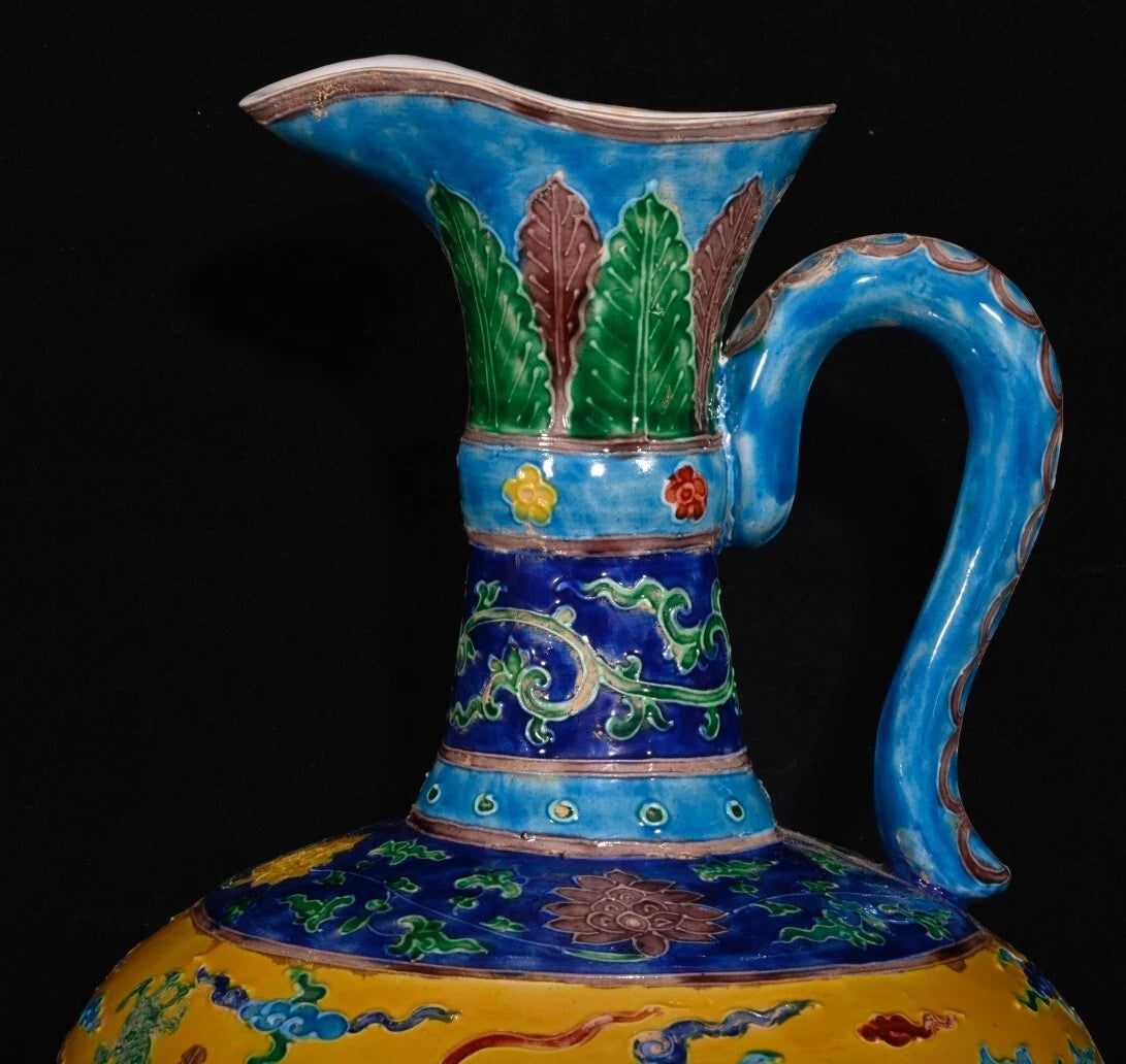 Fine Chinese Hand Painting Enamel color Porcelain Dragon Teapot | eBay