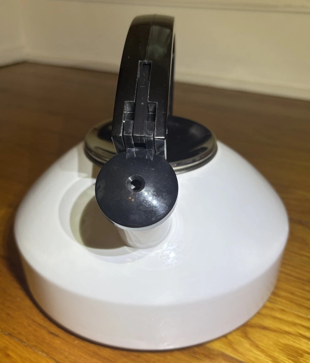 Vintage COPCO White Enamel Teapot Kettle Coffee Pot 2 1/2 Quart NEW NICE! | eBay