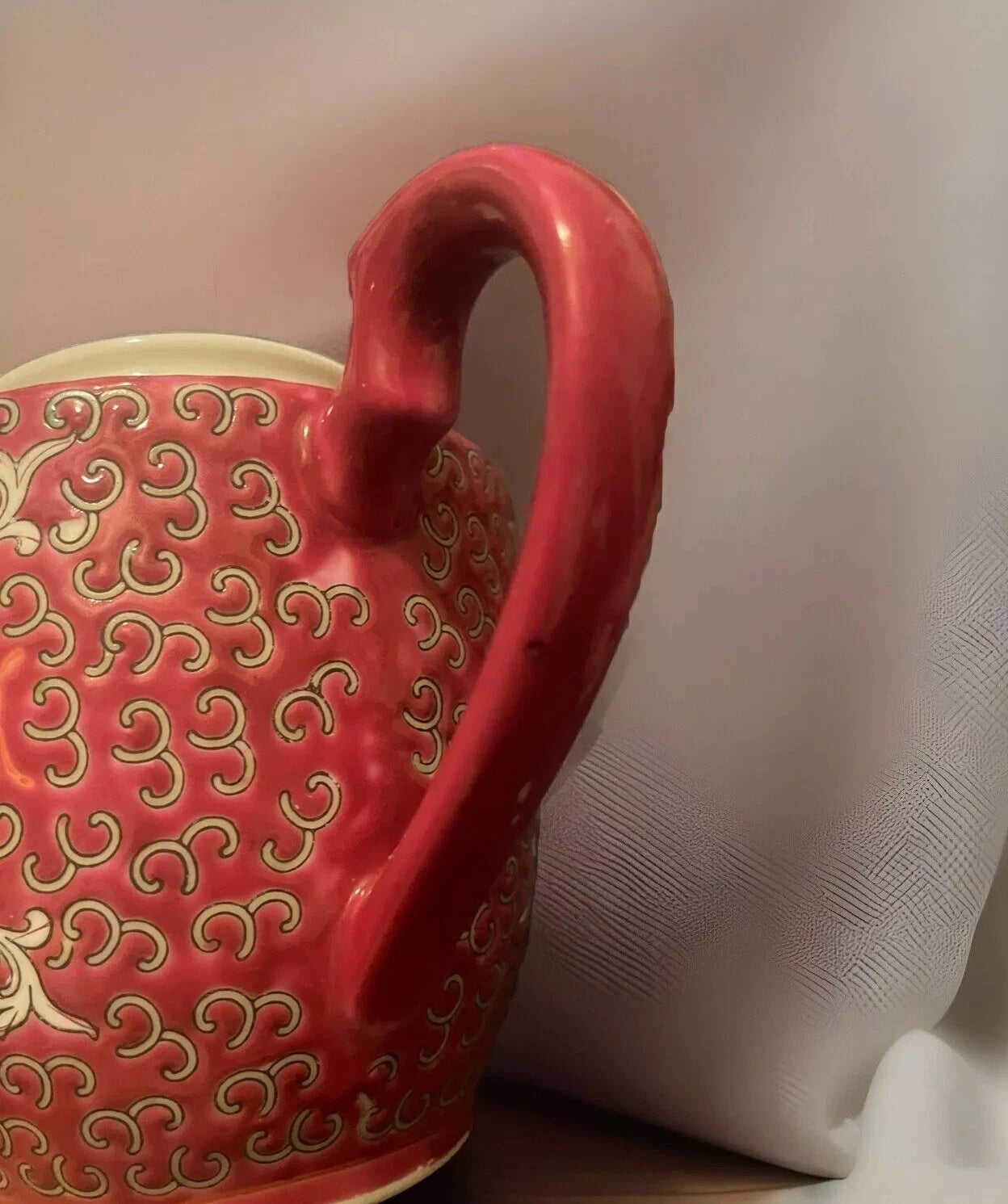 Jingdezhen Chinese Porcelain Pink Enamel Teapot | eBay