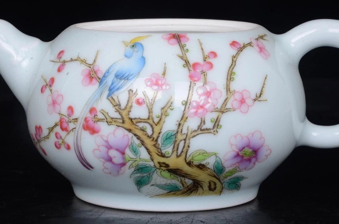 LD CHINESE COLOUR ENAMEL PORCELAIN TEAPOT YONGZHENG MARKED ST636 | eBay