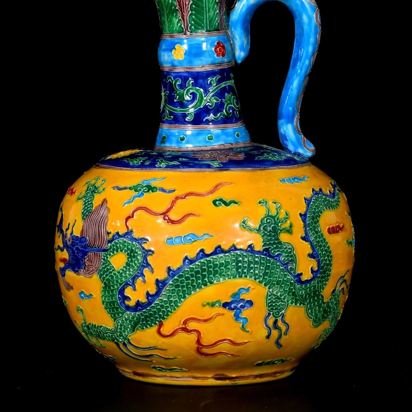 Nice Collectable Beautiful Hand Enamel color Porcelain Dragon Teapot | eBay