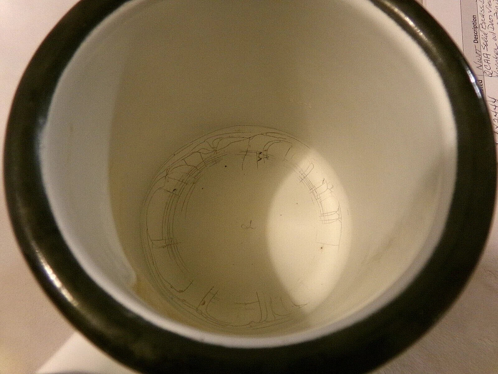 VINTAGE ENAMEL COATED METAL TEAPOT - BLACK and WHITE - 1 Quart/32 oz. | eBay