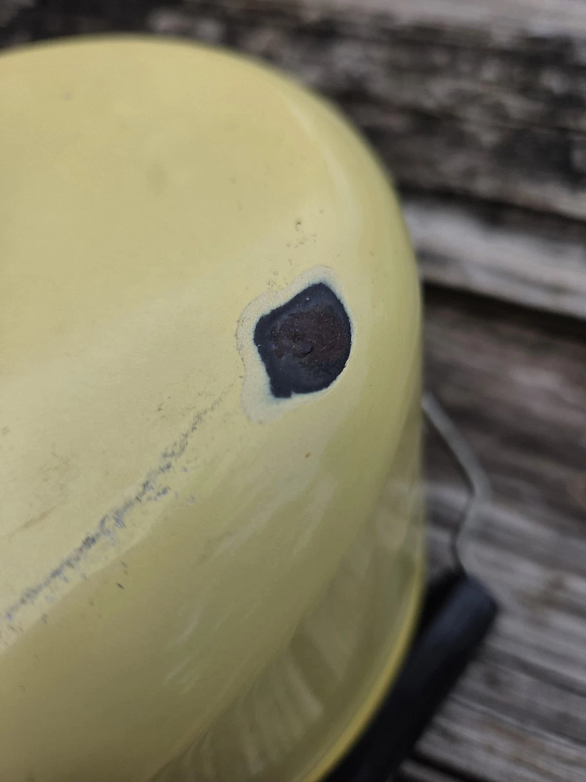 Vintage yellow enamel teapot With Lid Enamelware Bail Handle | eBay
