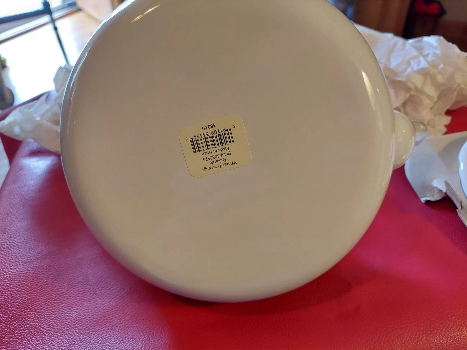 LENOX Winter Greetings Scenic Enamel Cardinals Chickadee Tea Pot Kettle Holiday | eBay