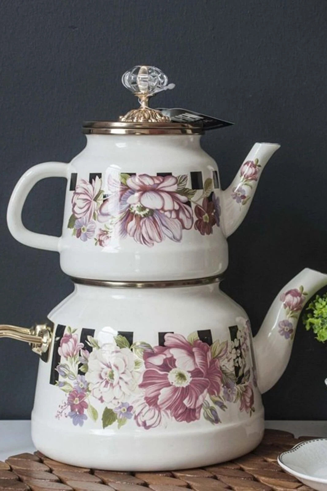 Turkish Tea Pot, Enamel Tea Pot ,Tea Kettle , Vintage Vintage, Porcelain Teapot | eBay