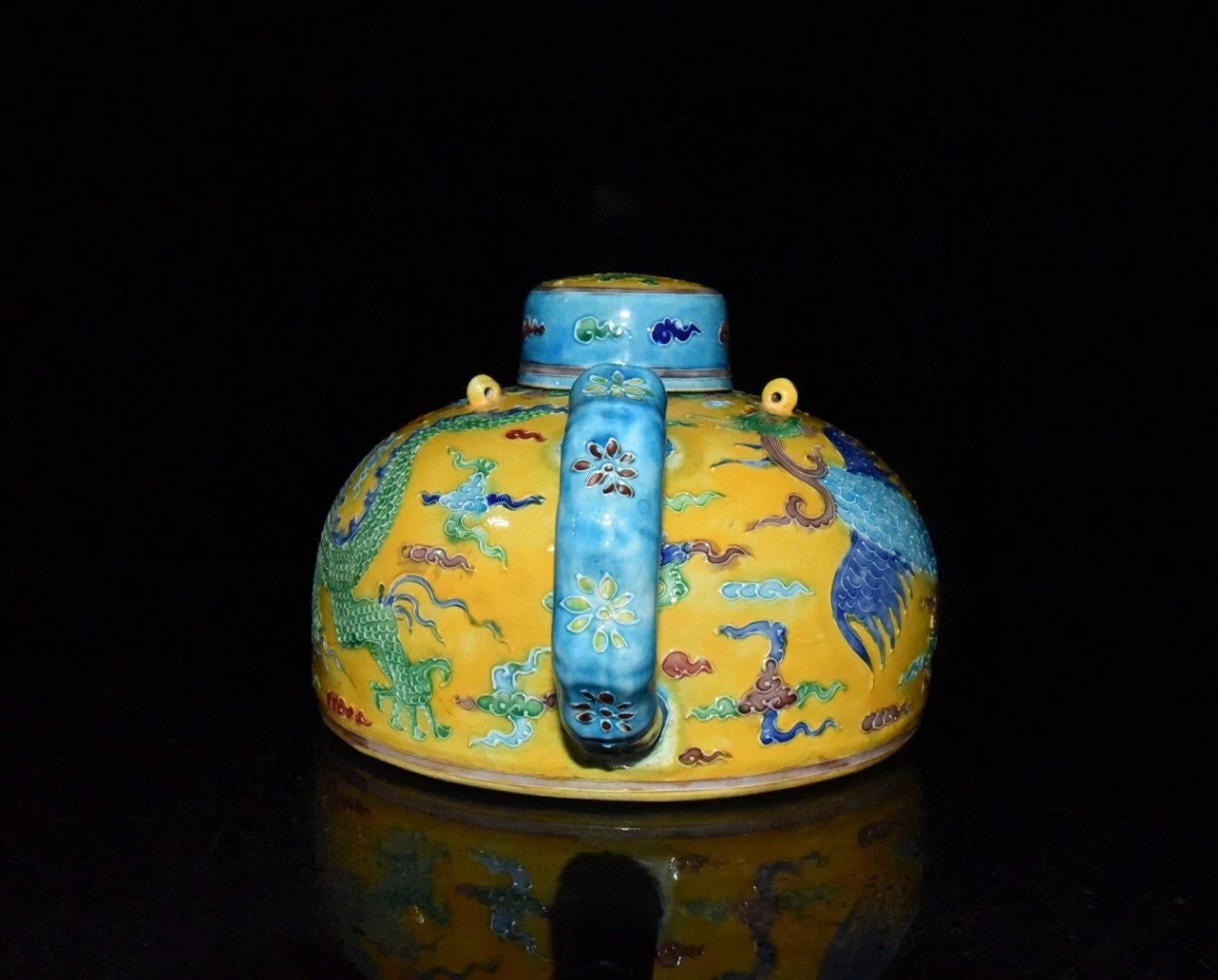 Fine Collectable Art Hand Painting Enamel color Porcelain Dragon Teapot | eBay