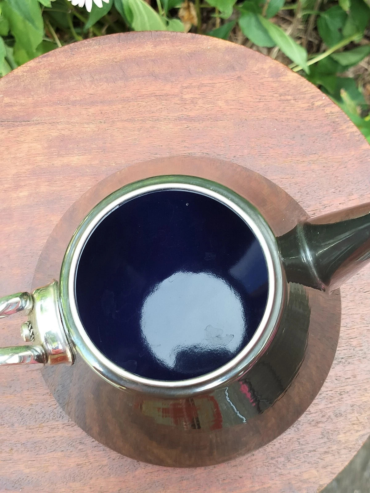 VTG Black Onyx Enamel on Steel-Chantal Tea Kettle/Teapot with Lid-VGC | eBay