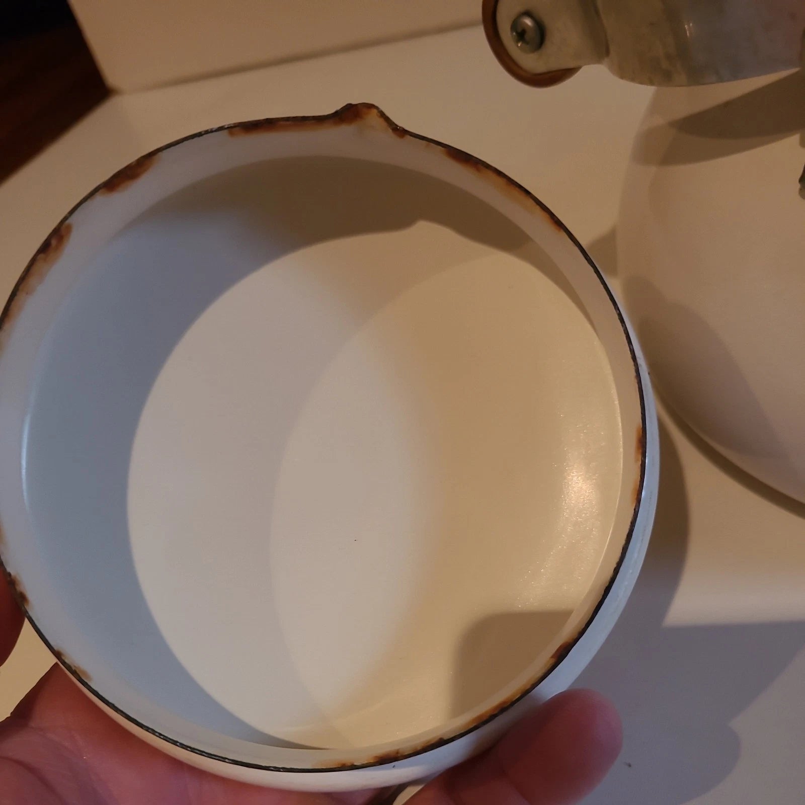 Vintage 90s Thomson Enamel Tea Pot Kettle Bird House Wood Handle & Knob 2.5 Qts | eBay