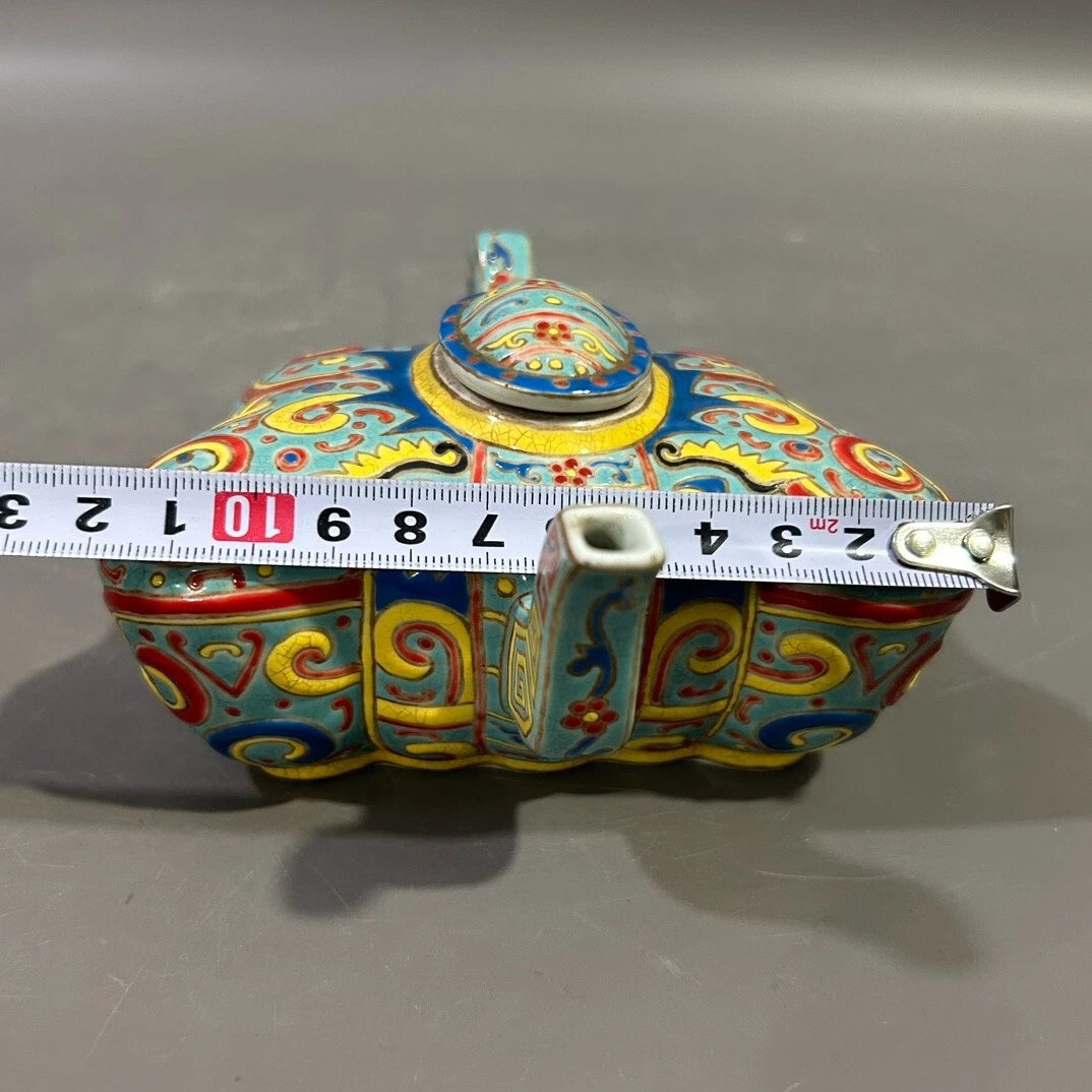 Collectable Art Handmade Painting Colour Enamels Porcelain Teapot | eBay