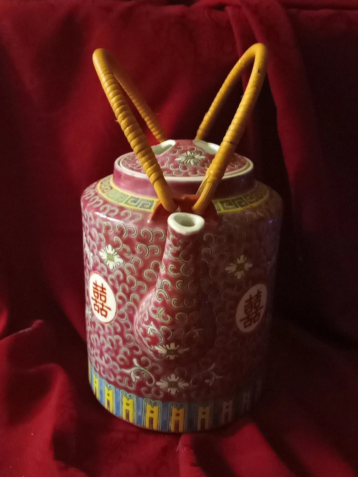 Chinese Famille Rose Enameled Porcelain Teapot 20th Century. (2lbs) Very Collect | eBay