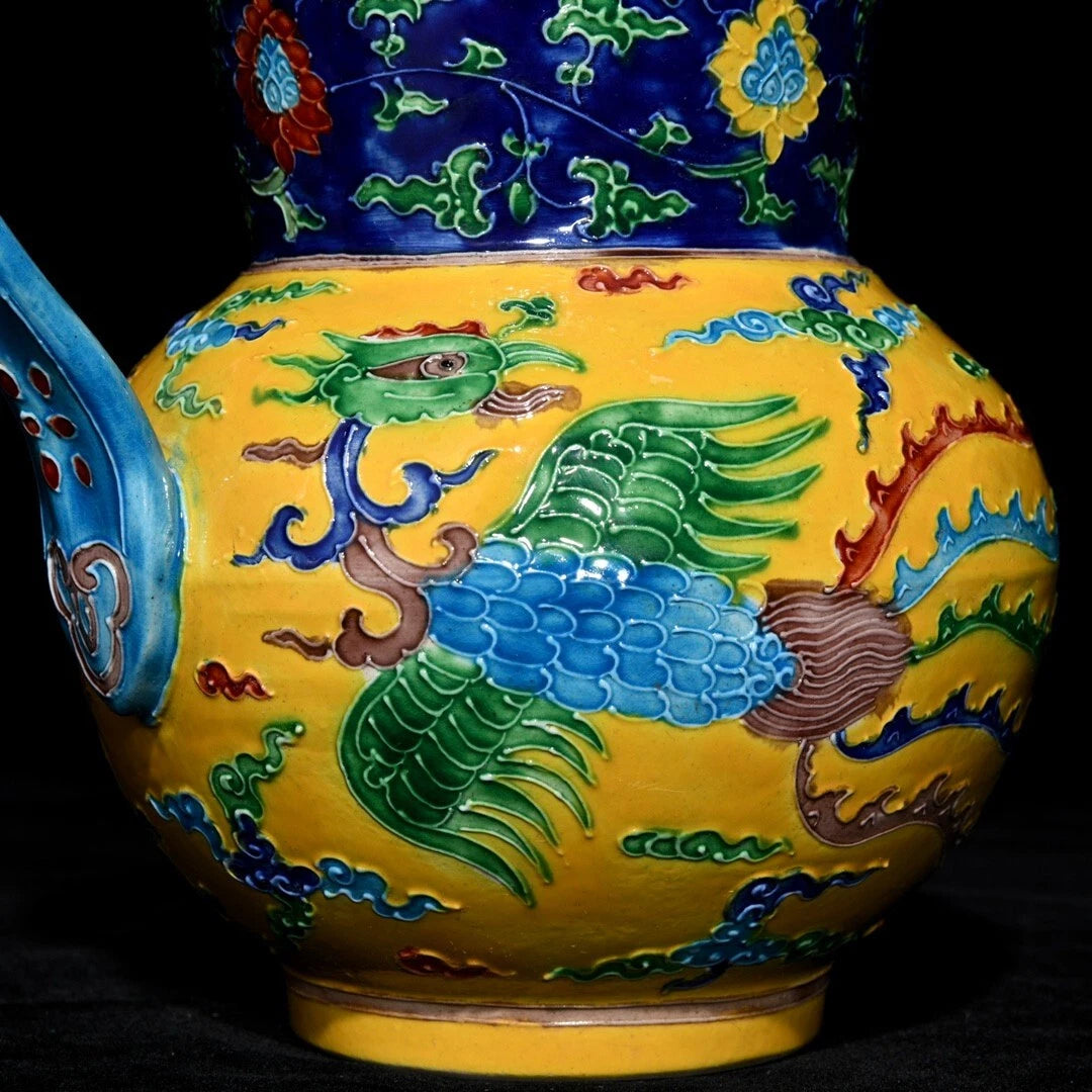 Fine Collected Art Chinese Hand Painting Enamel color Porcelain Dragon Teapot | eBay