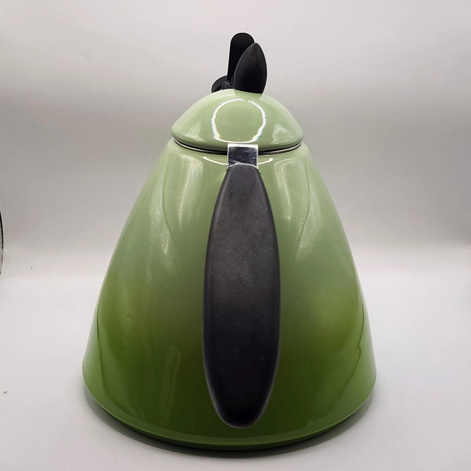 Le Creuset Whistling Kettle 1.6L 1.7 Quart Green Enamel Steel Teapot France Tea | eBay