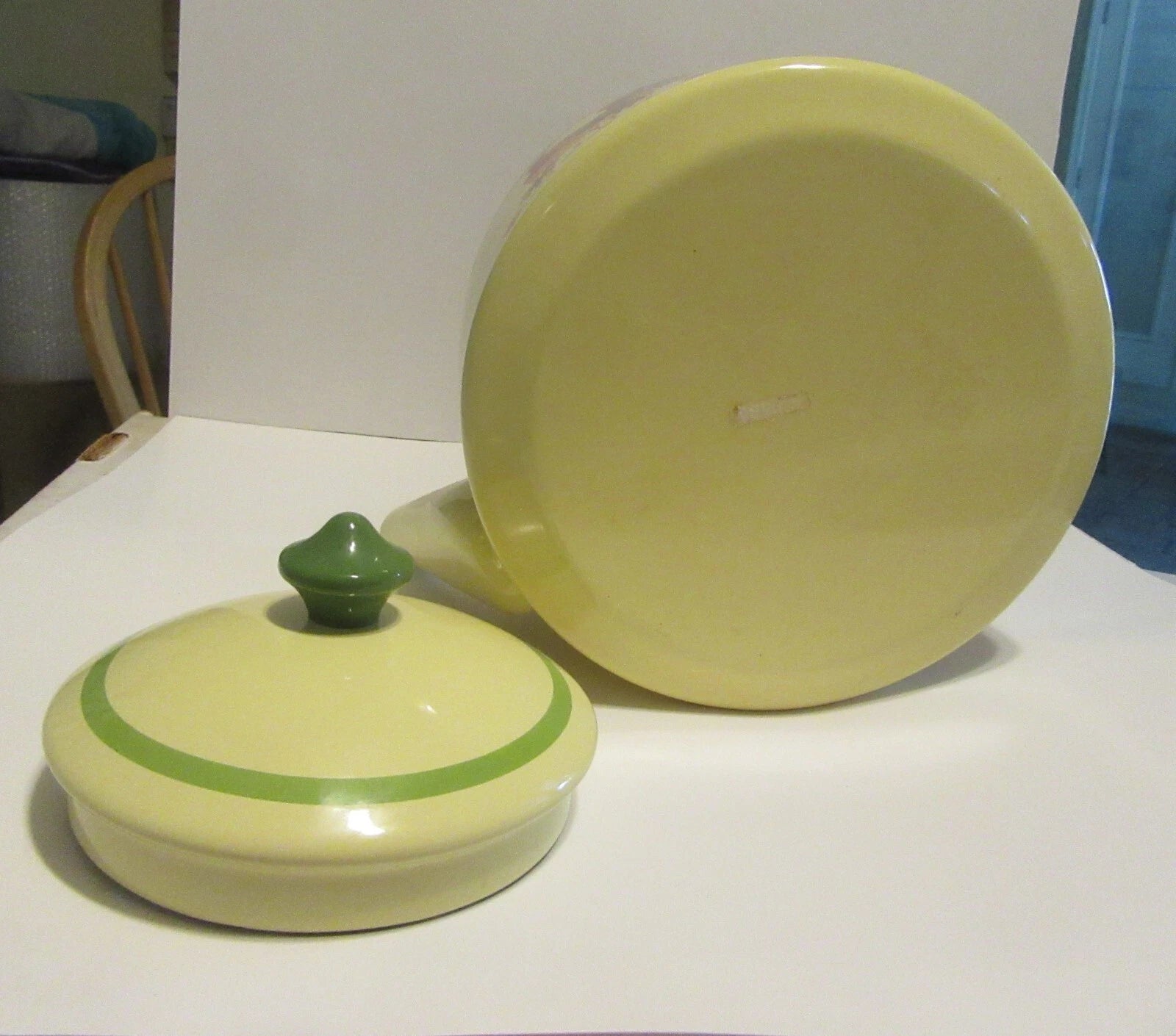 Rooster with flowers painted enamel Metal Tea Pot never used | eBay