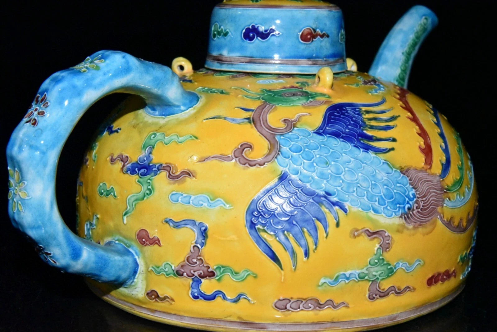 Fine Collectable Art Hand Painting Enamel color Porcelain Dragon Teapot | eBay