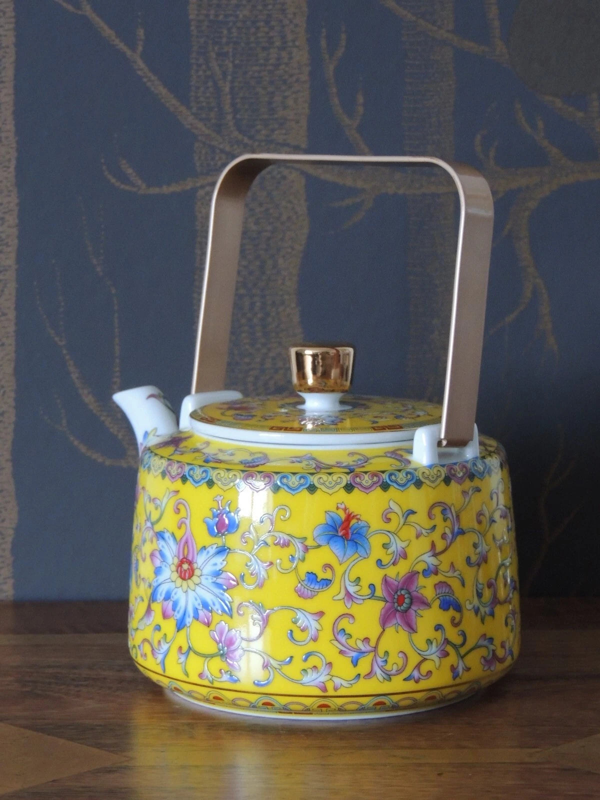 Enamelled Chinese Porcelain Teapot | eBay