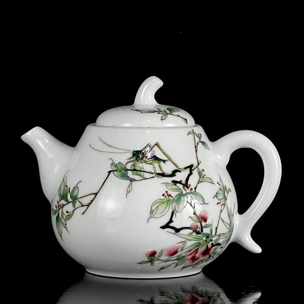 Chinese Enamel Colour Porcelain HandPainted Exquisite Flower&Plant Teapot 26552 | eBay