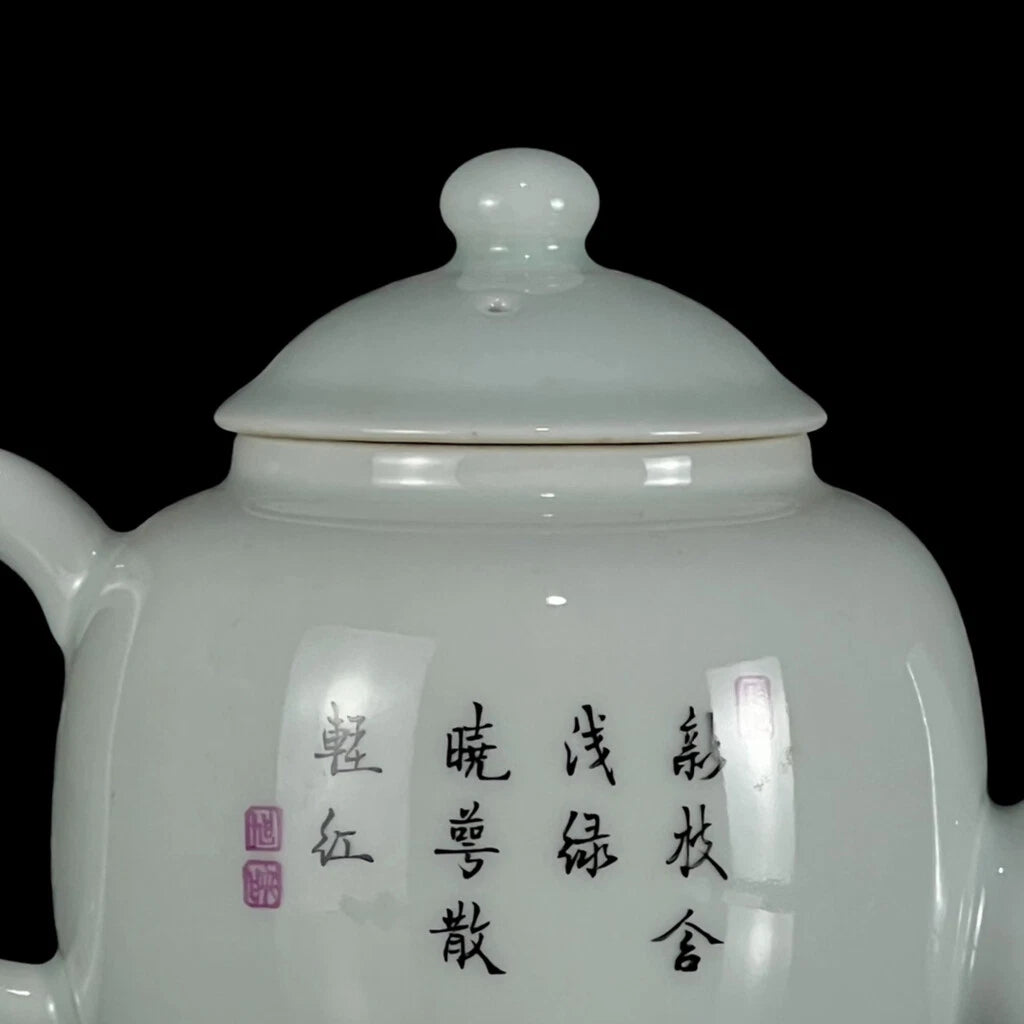 Chinese Enamel Colour Porcelain HandPainted Exquisite Flower&Plant Teapot 27240 | eBay