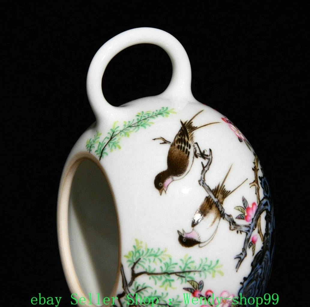 2.7" YongZheng Marked Colour Enamel Porcelain Gilt Flower Bird Teapot Teakettle | eBay