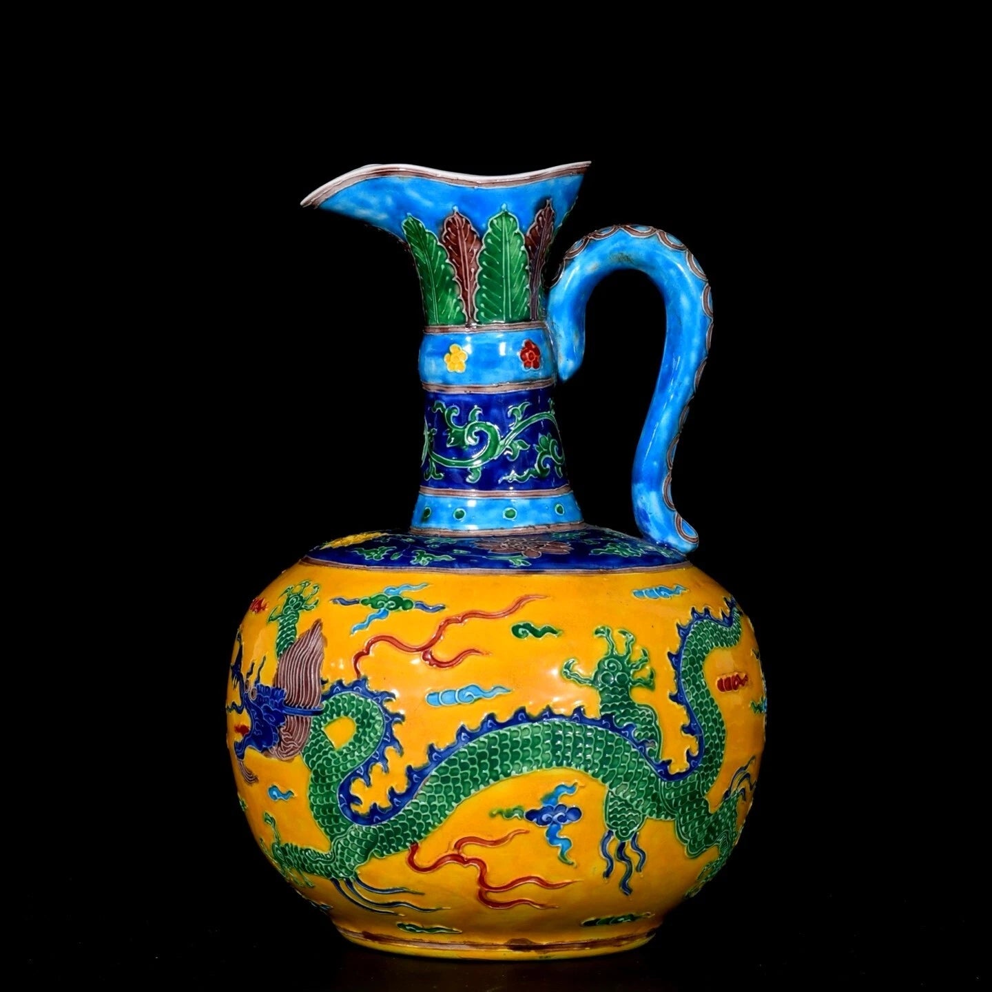 Nice Collectable Beautiful Hand Enamel color Porcelain Dragon Teapot | eBay