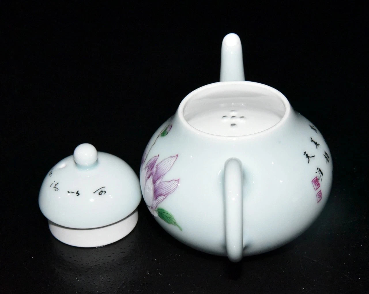 4.7" China Old Antique Qing Yongzheng Mark Porcelain Colour Enamels Teapot | eBay