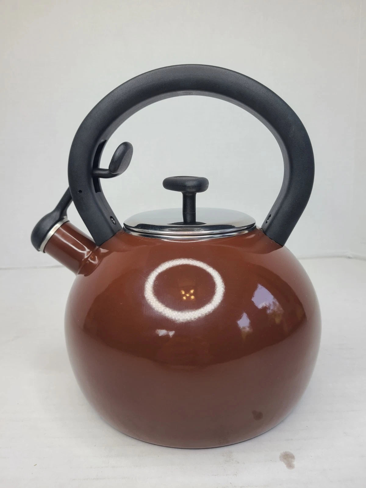 Silver Stone2 Porcelain Enamel Teapot 2 Quart Brand NEW | eBay