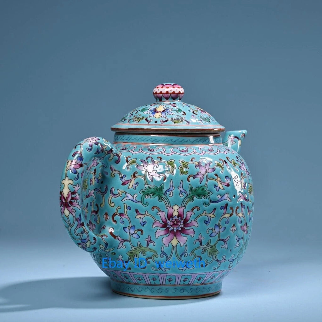 Collection Old Qing Dynasty Hand made Painted Enamel Colored Porcelain Teapot | eBay
