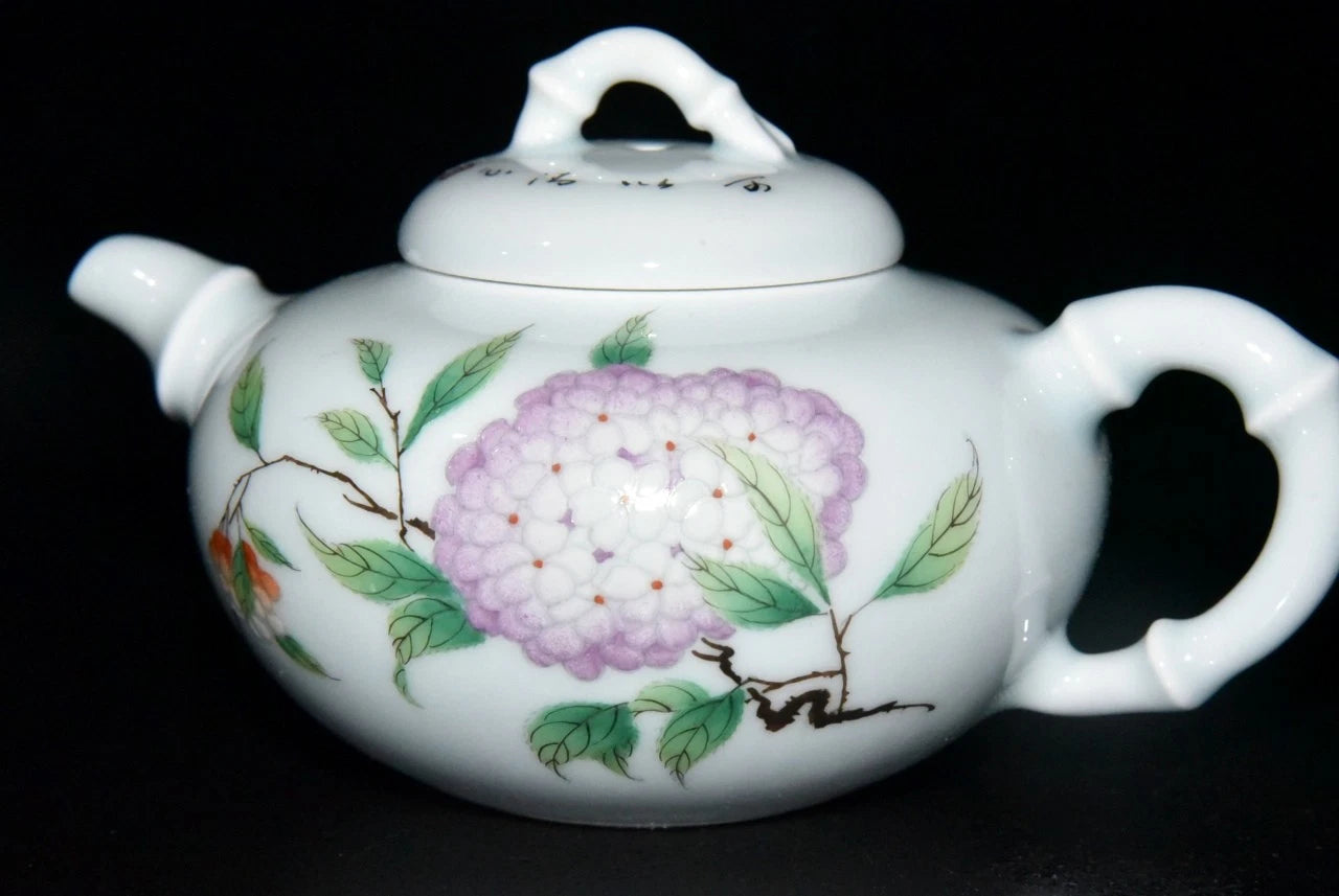 5.5" China Old Fashioned Qing Yongzheng Mark Porcelain Colour Enamels Teapot | eBay