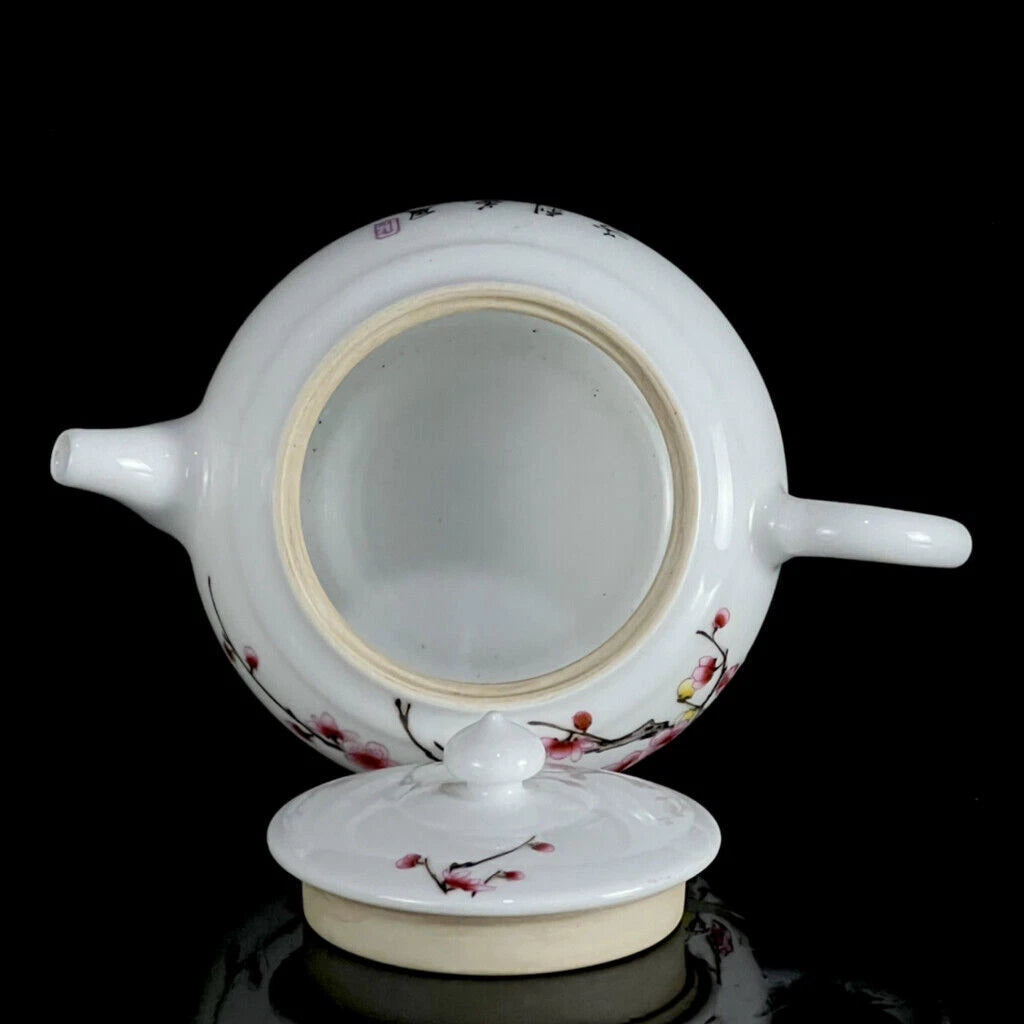 6.3" Chinese Enamel Porcelain HandPainte Exquisite Flowers&Plants Teapots | eBay